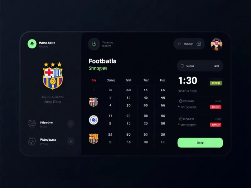 智能赛程与比分系统